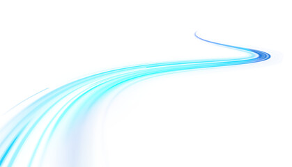 Wall Mural - png. light line neon swirl effect. vector glitter light fire flare trace. bokeh blue light glitter r