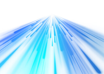 Wall Mural - png. visualization of large data traffic, dynamic high speed data flow in the form of neon line of v