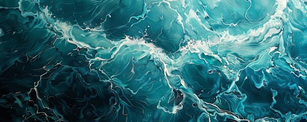 Wall Mural - Ocean water texture