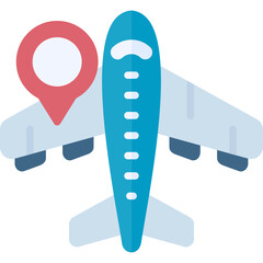 Wall Mural - Flight Tracker Icon