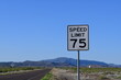 © CarloEmanuele - Speed limit sign in the us