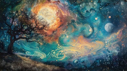 Wall Mural - Celestial Body