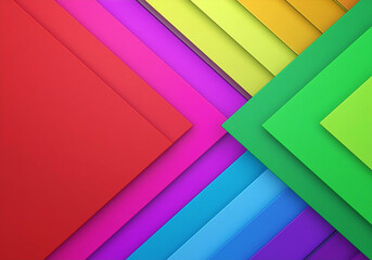 abstract colorful geometry layered paper background