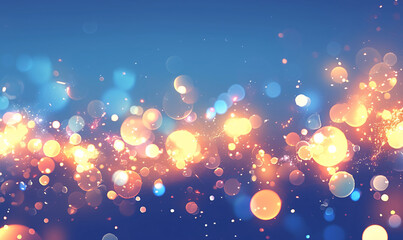 Wall Mural - abstract bokeh background-generative aI