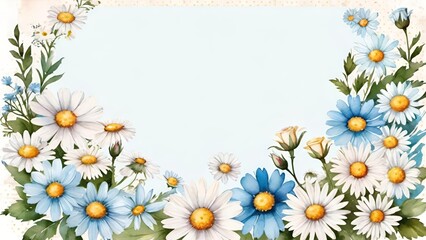 Wall Mural - abstract floral background. background with flowers