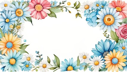 Wall Mural - abstract floral background. background with flowers