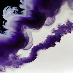 Smoke in the air with a white background to use as a graphic resource, wallpaper or background, useful in different applications 