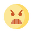 © CreativeStudio - Have a look at this amazing icon of angry emoji, premium vector