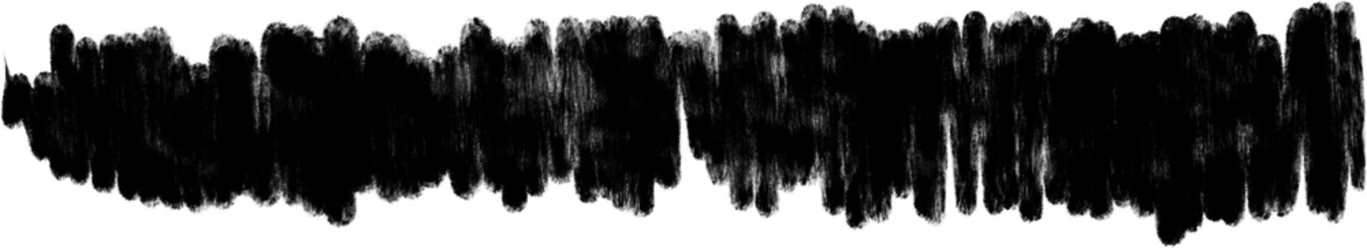 hand drawn ink brush scribble shape element isolated on white .
