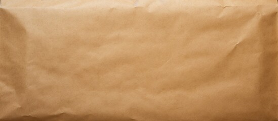 Top view of a brown paper bag with a texture perfect for a background with copy space image