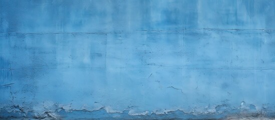 Poster - background of blue mortar wall texture. copy space available