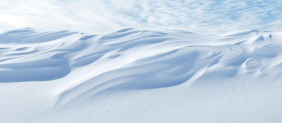 Aufkleber - Copy space image of a snow patterned background providing a textured surface for text placement