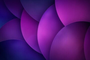 Wall Mural - vibrant abstract overlapping circles background in purple and blue gradient, perfect for wallpaper, 