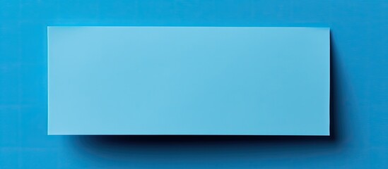 Aufkleber - paper note Blue color. copy space available