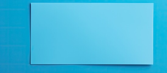 Aufkleber - paper note Blue color. copy space available