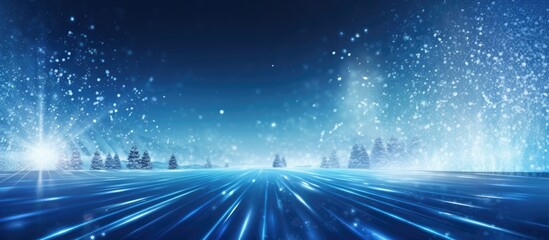 Aufkleber - Abstract blue background Christmas background concept of winter concept 5g. copy space available