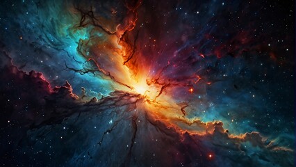 Wall Mural - space galaxy cloud nebula. stary night cosmos. universe science astronomy. supernova background