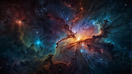 Wall Mural - space galaxy cloud nebula. stary night cosmos. universe science astronomy. supernova background