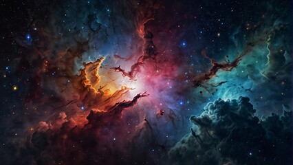 Wall Mural - space galaxy cloud nebula. stary night cosmos. universe science astronomy. supernova background