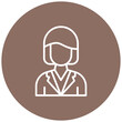 © Artify IT Solutions - Manager vector icon. Can be used for Women iconset.