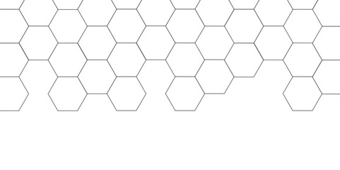 Wall Mural - Abstract white background with hexagon and hexagonal background. Luxury white pattern with hexagons. abstract 3d hexagonal background with shadow. 3D futuristic abstract honeycomb mosaic background.