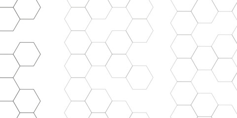 Wall Mural - Abstract white background with hexagon and hexagonal background. Luxury white pattern with hexagons. abstract 3d hexagonal background with shadow. 3D futuristic abstract honeycomb mosaic background.