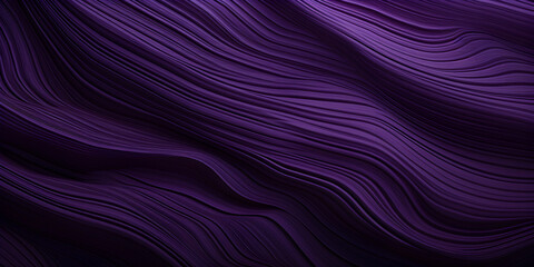 Dark purple abstract textured wavy lines background 