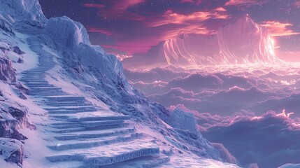 Wall Mural - environment concept, an image of a polar bear stranded on a small, melting ice floe in the arctic. i
