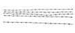 © Montree - Barbed wire. Fence with barbed wire on transparent png