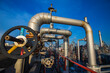 © chitsanupong - Refinery plant equipment for pump pipeline oil and gas valves pressure safety valve
