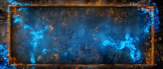 Canvas Print - Cosmic Explosion of Ethereal Light and Energy in the Depths of the Mysterious Universe