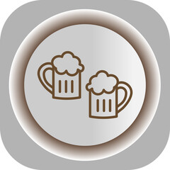 Poster - Beer  Gradient Background Icon