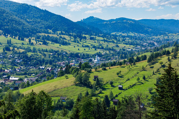 Wall Mural - The Landscape at Ciocanestiin in Romania