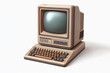 © Ольга Лукьяненко - retro pc Isolated on white background