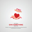 © MDMOTIAR - Give Something Away Day creative ads design. Give Something Away Day, July 15, vector, 3d illustration