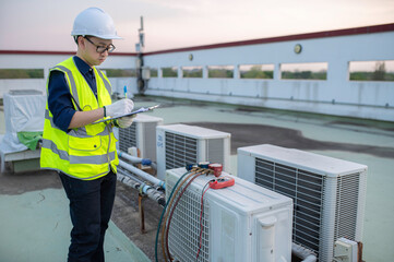 refrigeration and air conditioning engineering detects plant cooling problems,electrician maintenanc