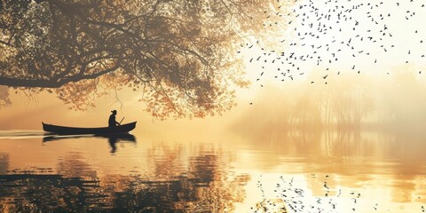 Wall Mural - calm and tranquility of nature