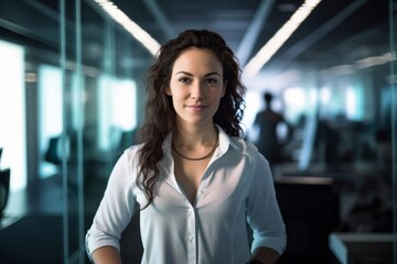 Poster - Portrait of businesswoman in the office