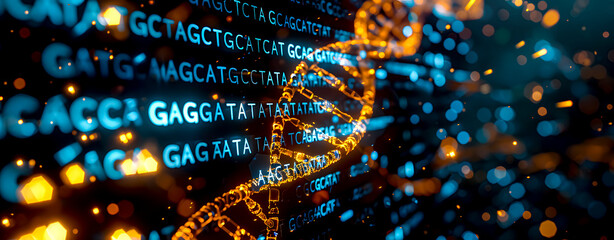 genetic code actg. bioinformatics and genome sequencing