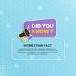 © Samscreative - Did your know information background think and ask interesting fact