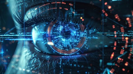 Integration of technology in business, focusing on surveillance, security scanning, and digital program applications critical for cyber security in the AI computing era.