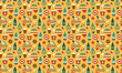 © Xwallstory - Vintage Retro Design Seamless Pattern Wallpaper Background