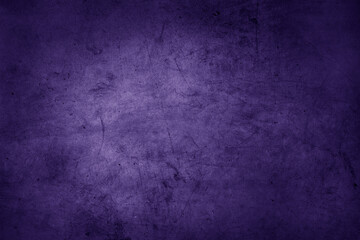 Purple textured concrete dark grunge wall background