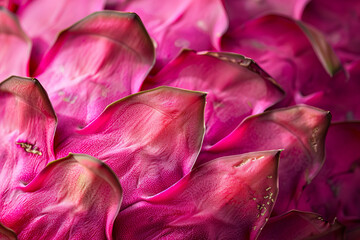 Canvas Print - A close up of a pink flower with a lot of detail