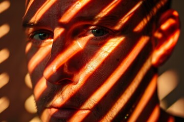 Fototapete - An image featuring a blurred background with warm tones, evoking a cozy and soft feeling