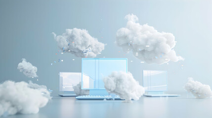 Sticker - cloud computing concept