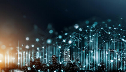 technological operations, neural networks, AI, data transmission, encryption, digital archives, visual representations, scientific research background, generative ai