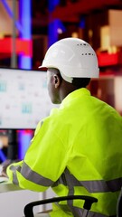 Poster - Warehouse Inventory Management On Computer