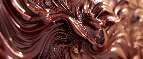 Abstract Background World Chocolate Day, Chocolate Mist Fractals, World Chocolate Day Background