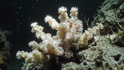 Wall Mural - even the smallest of coral colonies participates in the spawning event a vital sign of a healthy ree